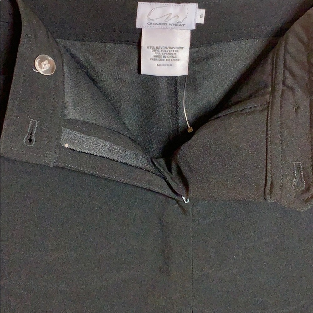 Women’s Cracked Wheat black Skort sz 6 - Picture 5 of 8